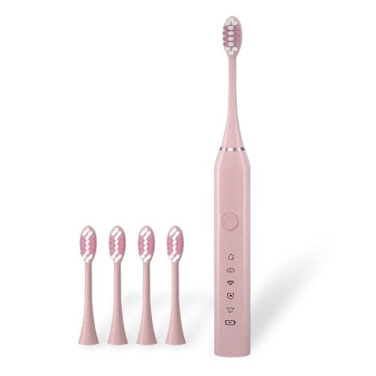 Cepillo de dientes eléctrico Dam Electronics 330 sónico 5 modos USB 5 cabezales