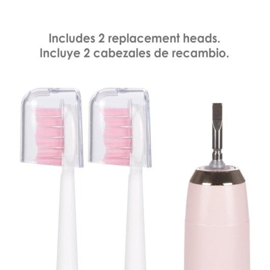 Cepillo de dientes Dam Electronics ET01 sónico 3 modos 2 cabezales USB
