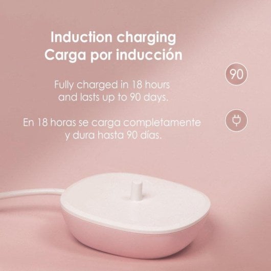 Cepillo de dientes eléctrico Dam Electronics ET06 sónico 4 modos base carga