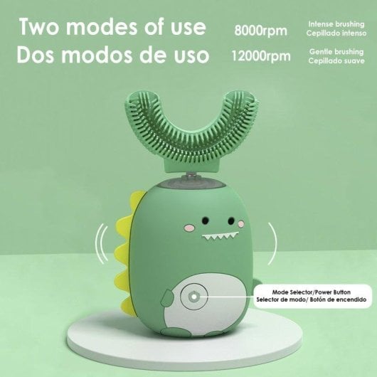 Cepillo de dientes Dam Electronics ET07 Infantil U Eléctrico Sónico Luz IPX7