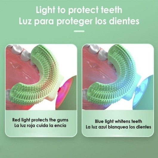 Escova de Dentes Sónica Infantil Dam Electronics ET07 3 Modos 2 Cabeças IPX7