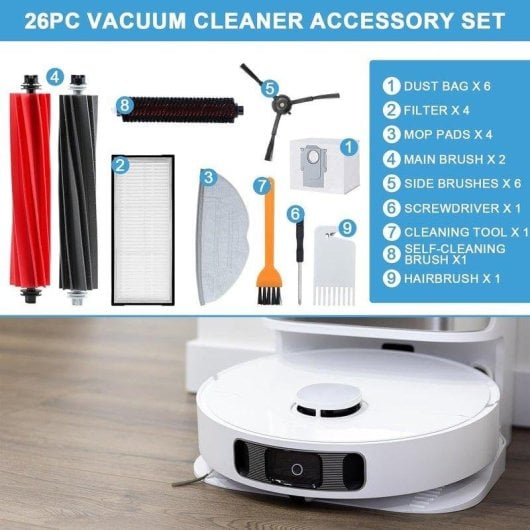 Kit accessoire Roborock S8 Pro Ultra/S8/S8+/S8 Plus 26 pièces