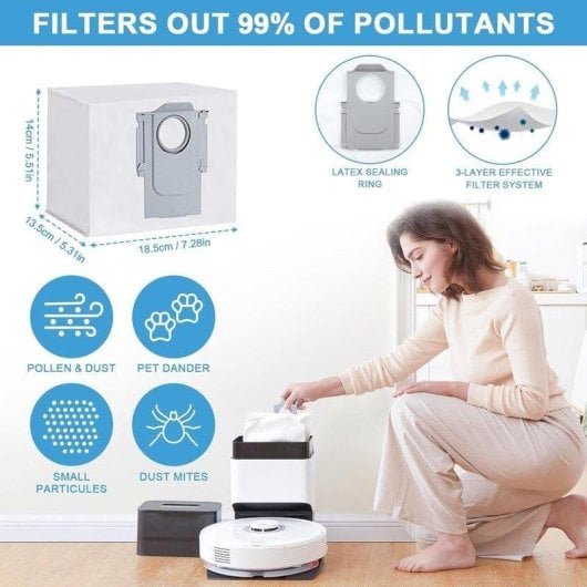 Kit accessoire Roborock S8 Pro Ultra/S8/S8+/S8 Plus 26 pièces