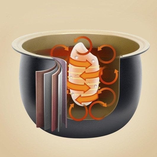 Cuiseur à Riz Électrique Dam Electronics 5L 900W Multifonction avec 8 Programmes