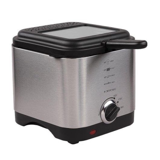 Freidora tradicional Dam Electronics JFRI011022 1,5L 900W acero inoxidable ventana visor