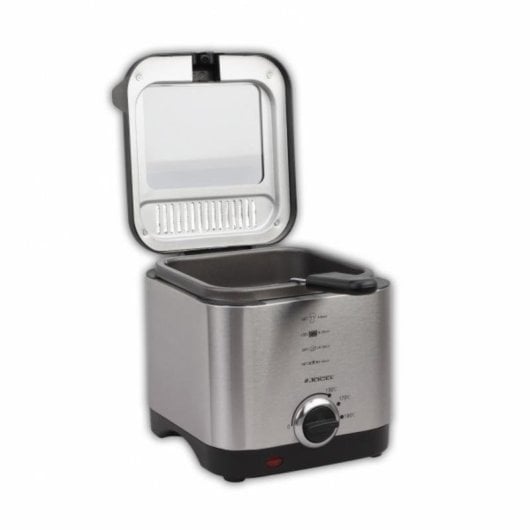Freidora tradicional Dam Electronics JFRI011022 1,5L 900W acero inoxidable ventana visor