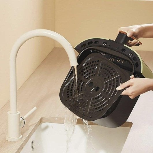 Friggitrice ad Aria Dam Electronics 8L 1400W con Finestra Illuminata Touch