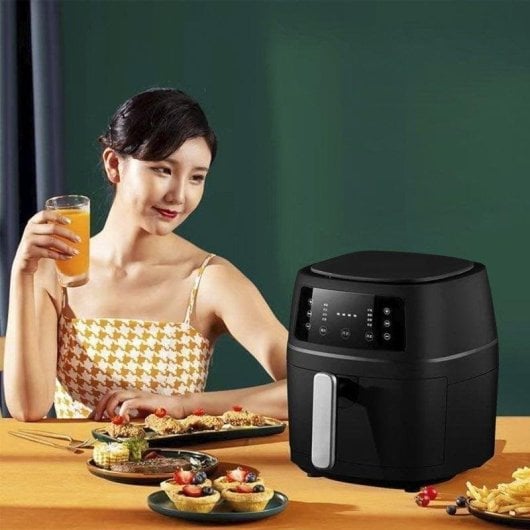 Friteuse sans Huile Dam Electronics 8L 1400W Écran Tactile 6 Programmes Sécurité