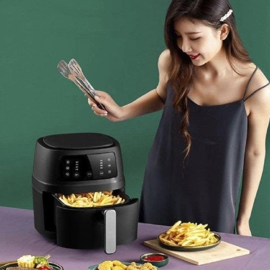 Friteuse sans Huile Dam Electronics 8L 1400W Écran Tactile 6 Programmes Sécurité