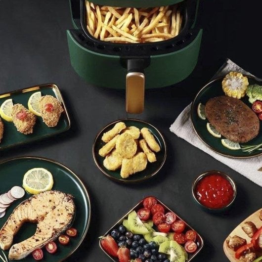 Friteuse sans Huile Dam Electronics 8L 1400W Écran Tactile 6 Programmes Sécurité