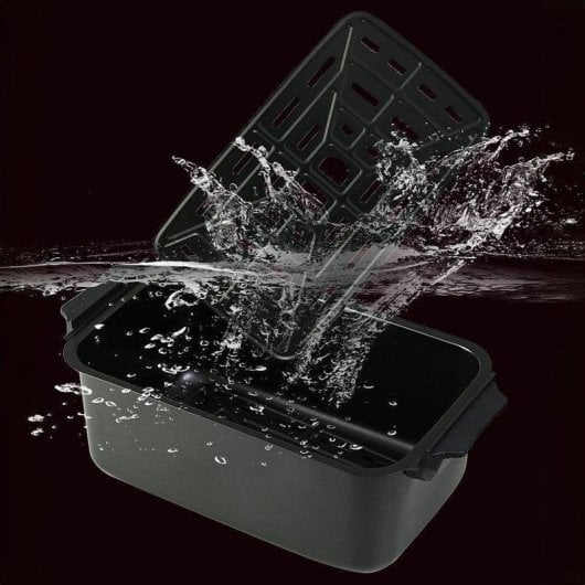 Heißluftfritteuse Dam Electronics 12L 1700W mit Touchscreen und Sichtfenster