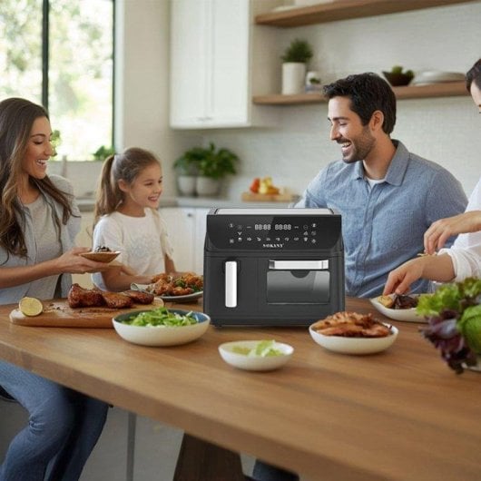 Friggitrice ad aria Dam Electronics 12,5L 2400W touch e finestra