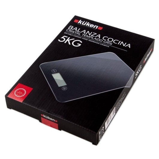 Bilancia da cucina elettronica Kuken Cristallo Temperato 5 kg Touch Display LCD