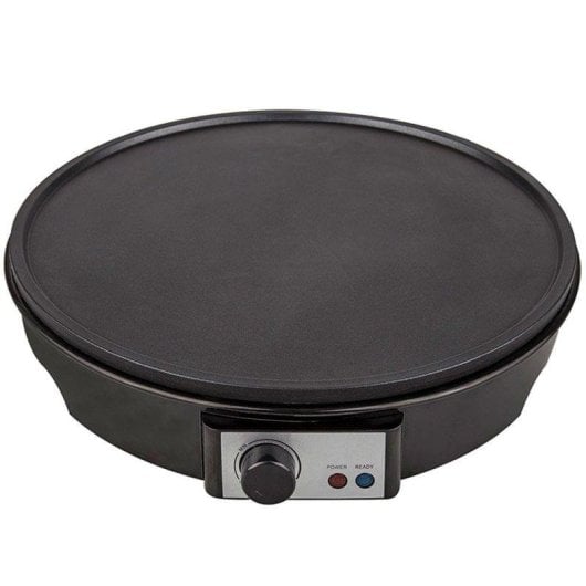 Crepiera elettrica Kuken 33949 30cm 1000W antiaderente regolabile led