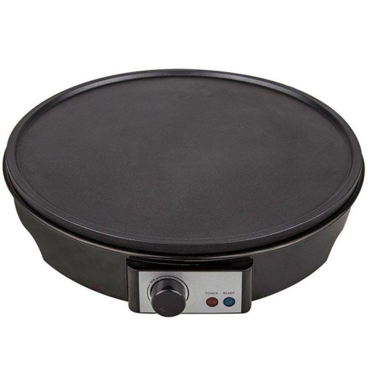 Crepiera elettrica Kuken 33949 30cm 1000W antiaderente regolabile led