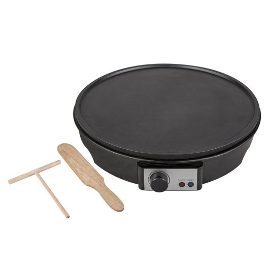 Crepiera elettrica Kuken 33949 30cm 1000W antiaderente regolabile led