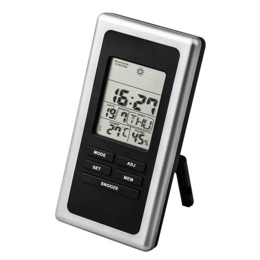 Stazione meteorologica elettronica Kuken 33993 LCD con igrometro e termometro, 2xAAA