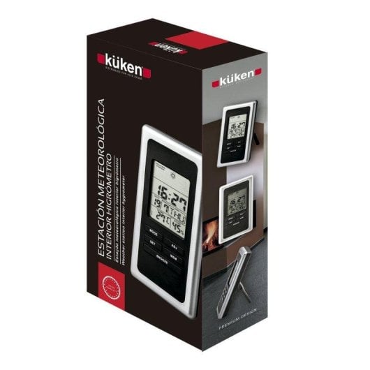 Stazione meteorologica elettronica Kuken 33993 LCD con igrometro e termometro, 2xAAA