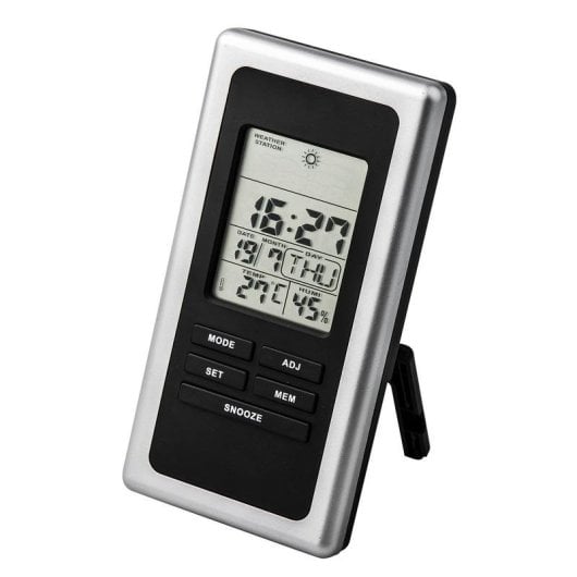 Stazione meteorologica elettronica Kuken 33993 LCD con igrometro e termometro, 2xAAA