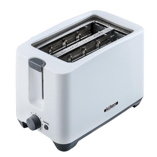Tostapane Küken 34045 2 Fette 750W Bianco Plastica Livelli regolabili e autospegnimento