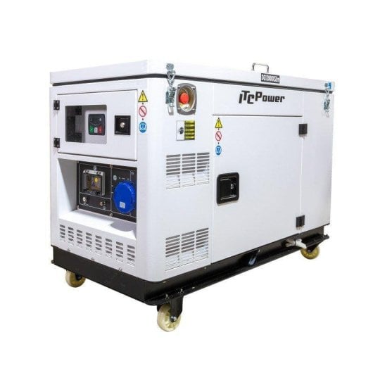 Gerador ITCPower DG12000XSEM Diesel Monofásico 10 kW AVR Arranque Elétrico
