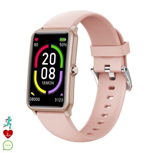 Aktivitätsarmband Dam Electronics H86B Bluetooth 5.0 Schwarz 4 Tage Akkulaufzeit Benachrichtigungen Wasserdicht Herzfrequenzmessung Sportmodi