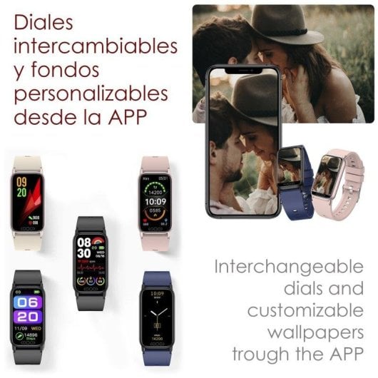 Aktivitätsarmband Dam Electronics TK72 Bluetooth 1,47 Zoll IPS Display IP68 200mAh Blutsauerstoff Pulsüberwachung Blutzuckeranalyse Glukosemanagement