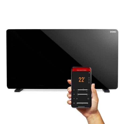Radiateur Electrique Domo DO7356CH 2000W grand avec WiFi contrôle tactile mode éco