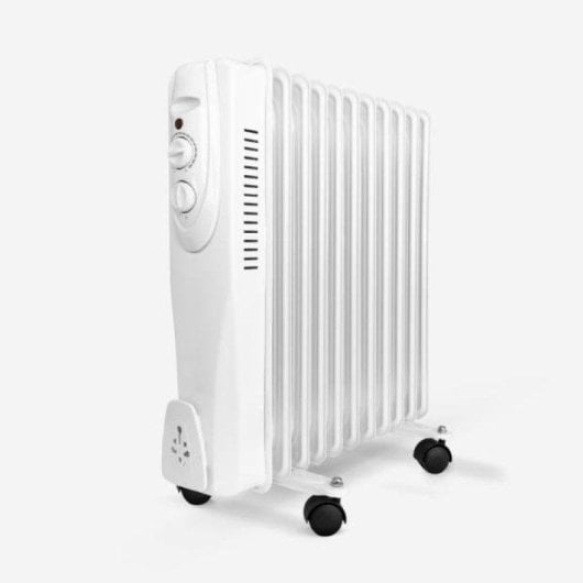 Radiador Eléctrico Universal Blue Varadero 3020X 2500W 11 elementos control termostato ruedas