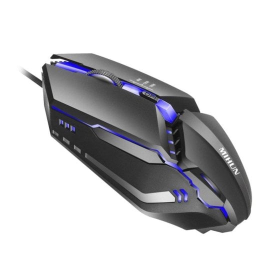 Souris Dam Electronics G314 USB 1600 DPI RGB Noir Ergonomique