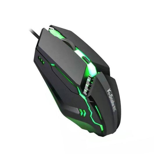 Souris Dam Electronics M11 USB 1600 DPI Noir RGB Ergonomique