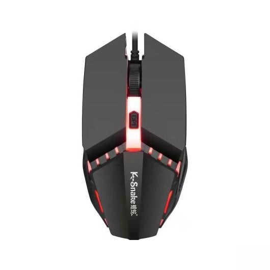 Souris Dam Electronics M11 USB 1600 DPI Noir RGB Ergonomique