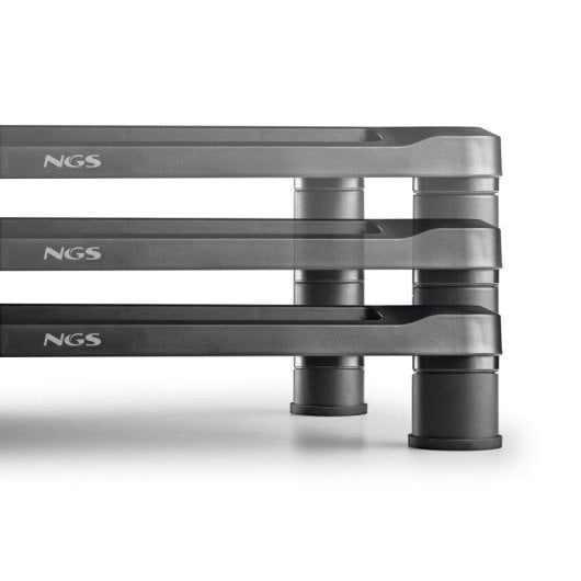 Monitorständer NGS SCREEN STAND Kunststoff 3 Höhenstufen 20kg Schwarz