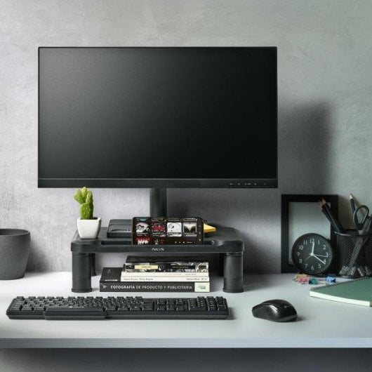 Monitorständer NGS SCREEN STAND Kunststoff 3 Höhenstufen 20kg Schwarz