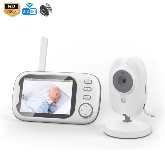 Cámara vigilabebés Dam Electronics VB603 Pro HD 720p pantalla 3,5" bidireccional
