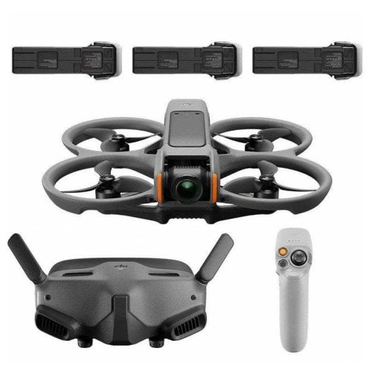 Drone DJI Avata 2 Pro View-Combo 4K 3 Batteries Goggles 2 RC Motion 2