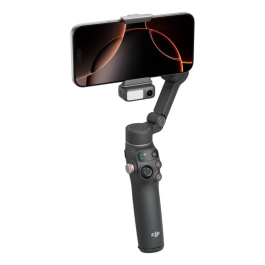 Stabilizzatore DJI Osmo Mobile 7P microfono luce integrati 3 assi