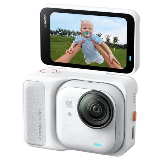 Cámara deportiva Insta360 GO Ultra Standard Kit 4K 60fps 2,5" táctil Blanca