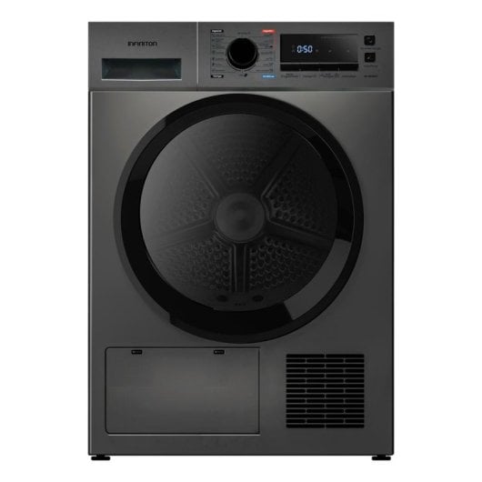 Secadora de bomba de calor Infiniton SD-BC1DDX 10 kg Clase energética D Dark Inox pantalla display