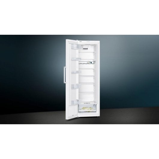 Frigorífico Una Puerta Siemens iQ300 KS36VVWEP Defrost 186 cm 346 L E Blanco Botellero LED
