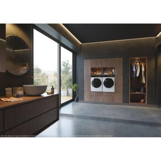 Secadora bomba de calor Haier HD100-A2979N 10kg Clase E vapor y sensor humedad