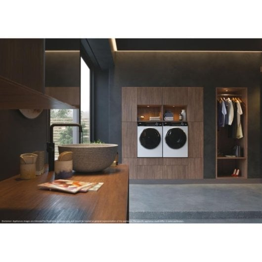 Secadora bomba de calor Haier HD100-A2979N 10kg Clase E vapor y sensor humedad