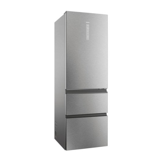 Frigorífico Combi Haier HTW5618ENMG No Frost 185cm 360L E Inox WiFi IA
