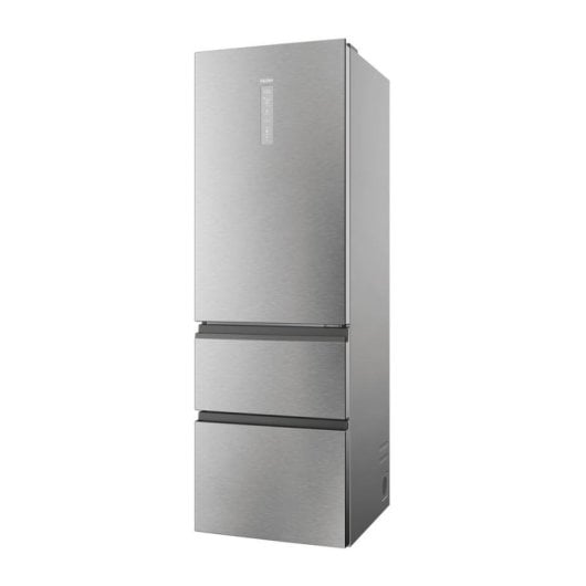 Frigorífico Combi Haier HTW5618ENMG No Frost 185cm 360L E Inox WiFi IA