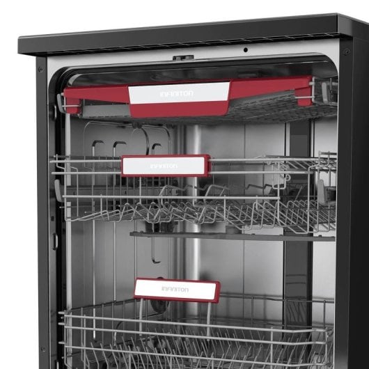 Lavavajillas Infiniton DIW-6218DD3 14 Serviços Classe D Inox Easy Play e Extra Drying