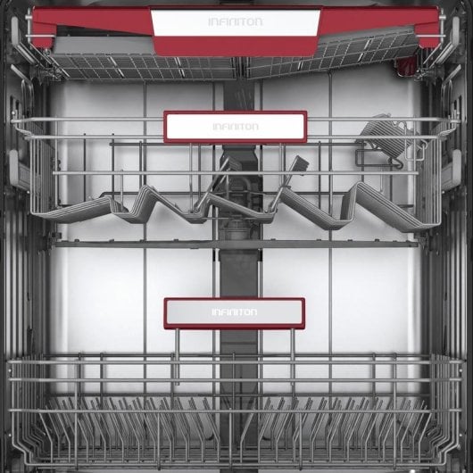 Lavavajillas Infiniton DIW-6218DD3 14 Serviços Classe D Inox Easy Play e Extra Drying