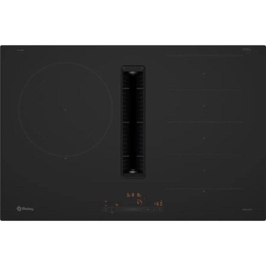 Placa de inducción Balay 3EBC989MH 80 cm con extractor integrado WiFi Touch Control Negra