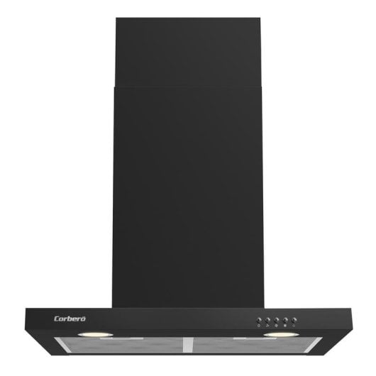 Campana extractora Corbero VOSTOK660B Canalizado y recirculación 60cm 647,7 m³/h negro