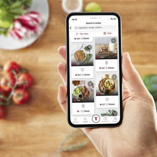 Heißluftfritteuse Tefal Easy Fry Mega EY855BE0 7,5L 2020W mit LCD, 9 Programmen