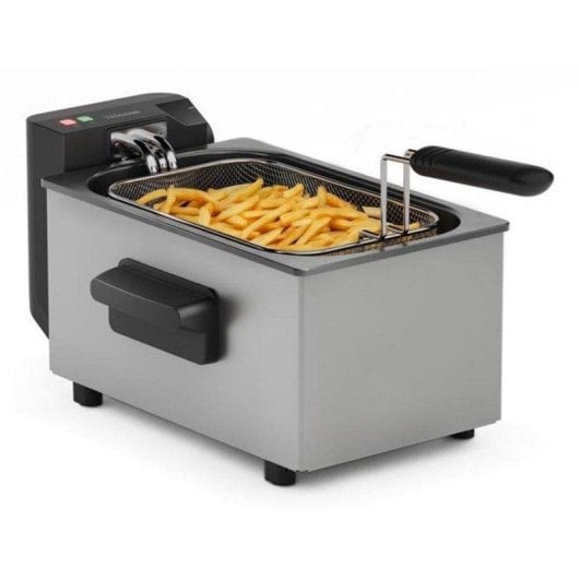 Friteuse Traditionnelle Tristar FR-9334 3L 2000W Acier Inoxydable Zone Froide